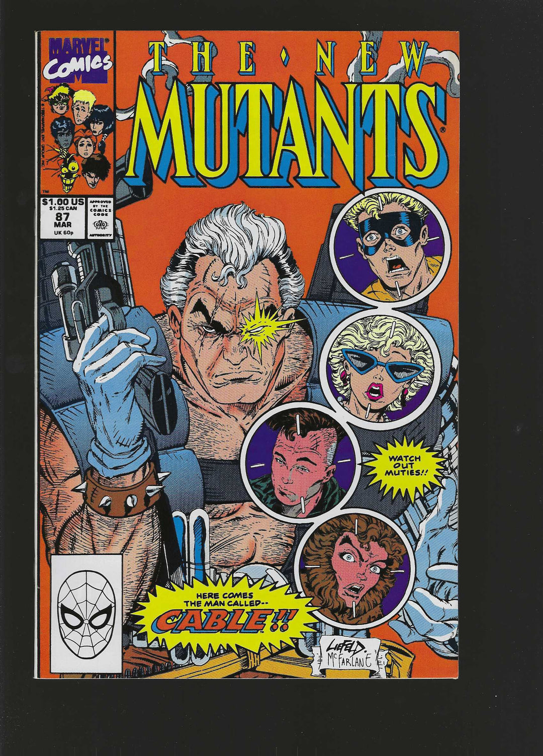 New Mutants (1983) #87 Direct Edition - 1st Appearance of Cable <OXV-04>