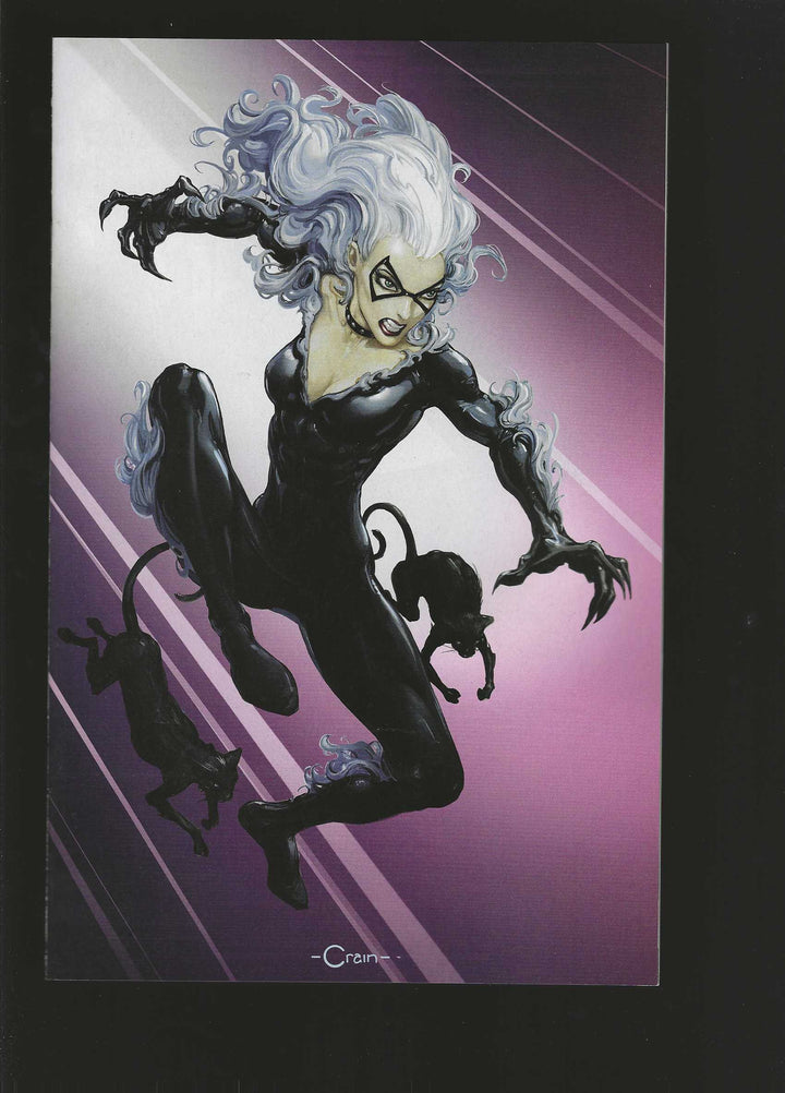 Black Cat (2025) #6 Variant (1:50) Clayton Crain Full Art Virgin Edition