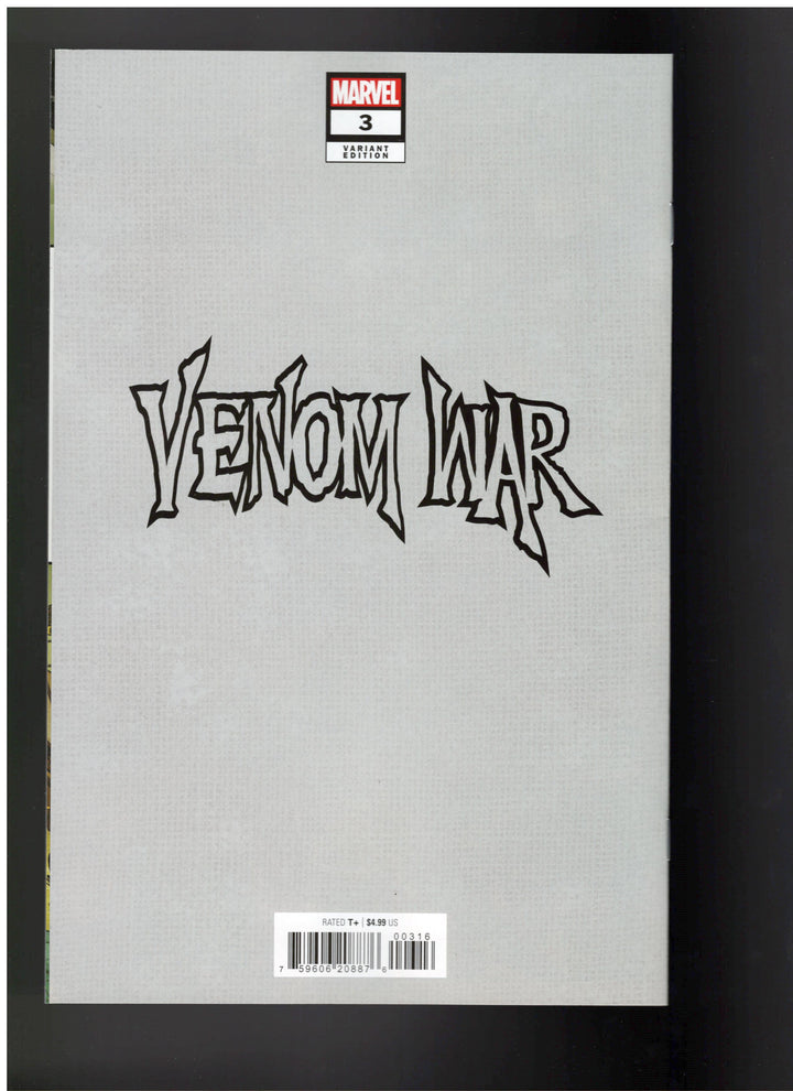 Venom War #3 1:50 Iban Coello Full Art Virgin Variant [Venom War]