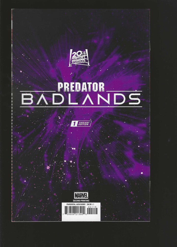 Predator Badlands #1 Variant (2nd Printing) Cafu Full Art Virgin (1:25) Edition