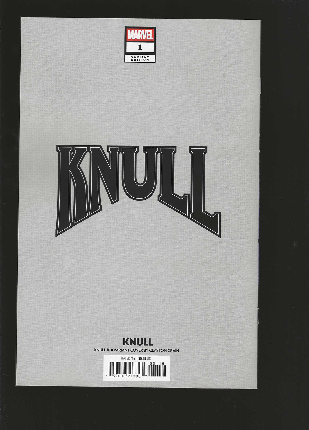 Knull #1 Variant (1:50) Clayton Crain Full Art Virgin Edition