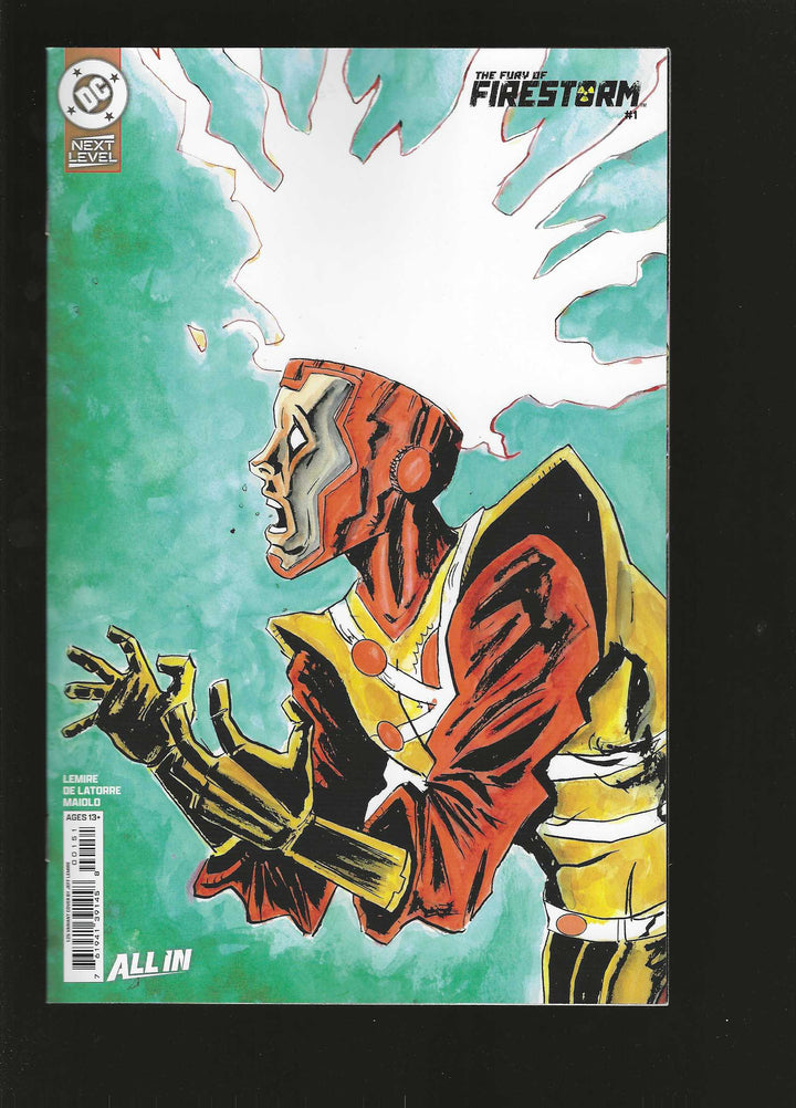 Fury Of Firestorm (2026) #1 (Of 6) Cover G (1:25) Jeff Lemire Card Stock Variant