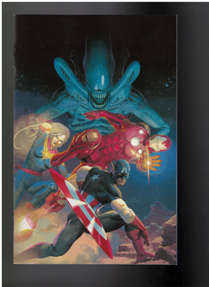 Aliens vs Avengers #1 Variant (2nd Print) Esad Ribic Virgin (1:25) Edition