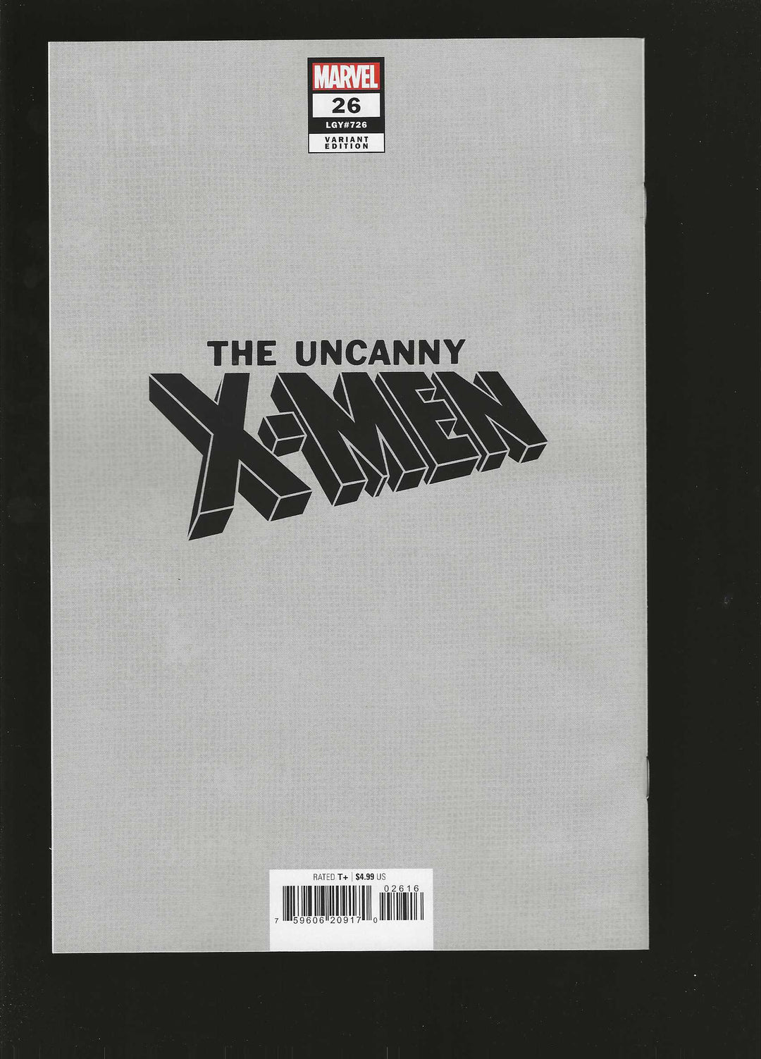 Uncanny X-Men (2024) #26 Variant (1:50) Aka Rogue Full Art Virgin Edition