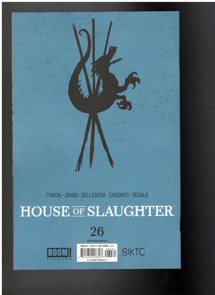 House Of Slaughter #26 Cover H Dell Edera Virgin Unlockable - One Per Store