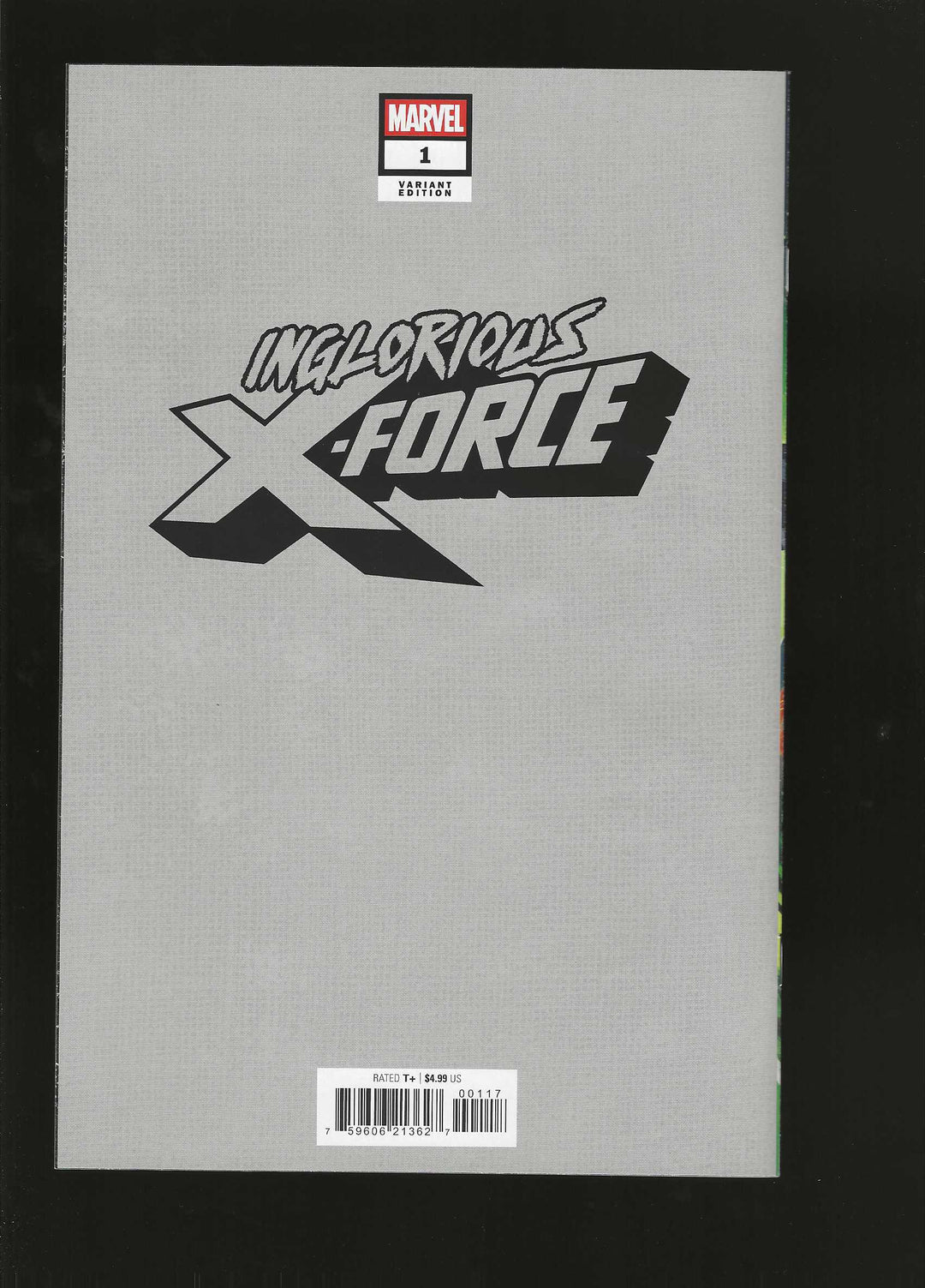 Inglorious X-Force #1 Variant (1:100) Francesco Manna Full Art Virgin Edition