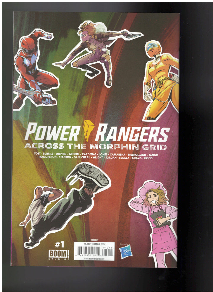 Power Rangers Across The Morphin Grid #1 Cover D (1:10) Rossmo Virgin Variant Edition