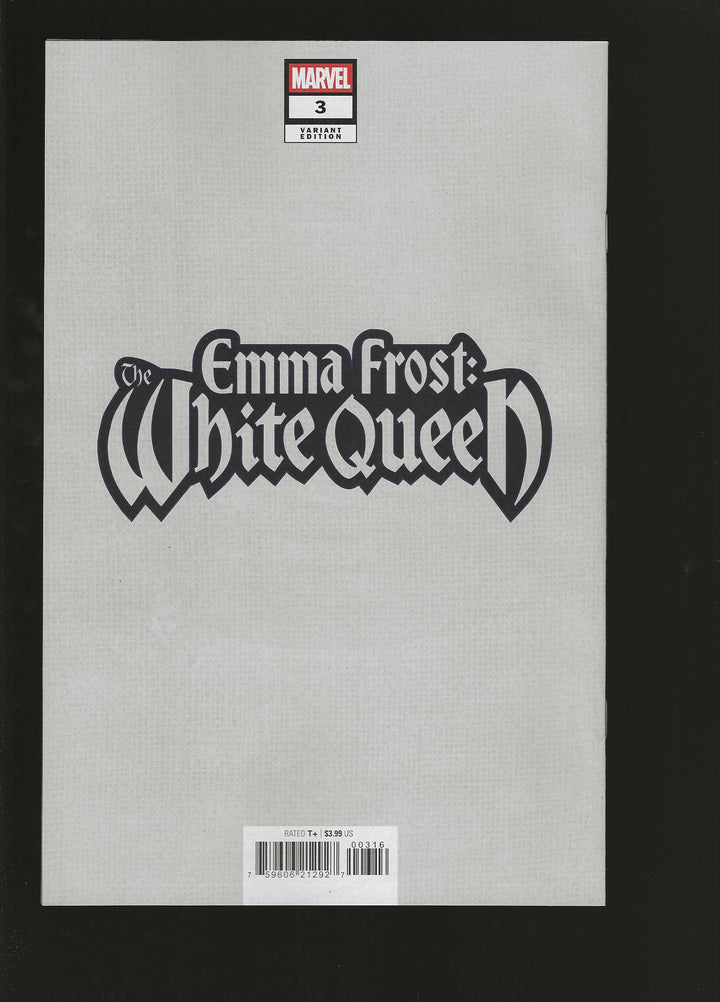 Emma Frost The White Queen #3 Variant (1:50) Fanyang Emma Frost Full Art Virgin Edition