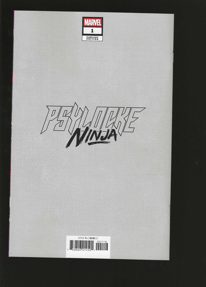 Psylocke Ninja #1 Variant (1:100) Pablo Villalobos Full Art Virgin Edition