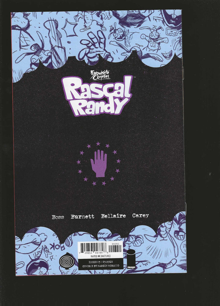 Exquisite Corpses Rascal Randy #3 (Of 5) Cover E (1:50) Martin Morazzo Full Art Virgin Variant (Mature)