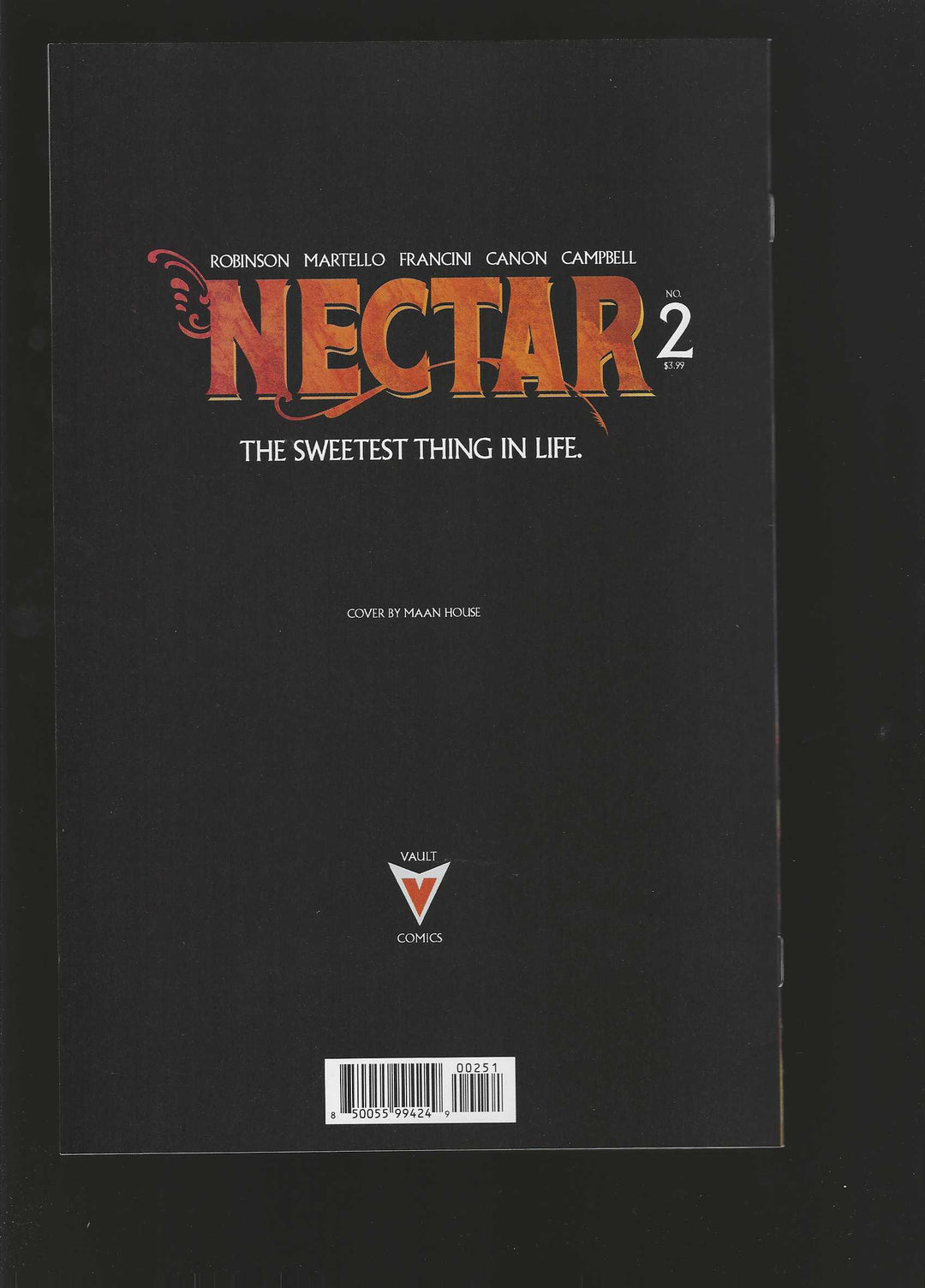 Nectar #2 Cover E (1:30) Maan House Full Art Virgin Variant