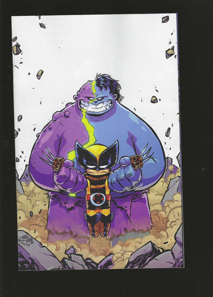 Infernal Hulk vs Wolverine #1 Variant (1:50) Skottie Young Full Art Virgin Edition