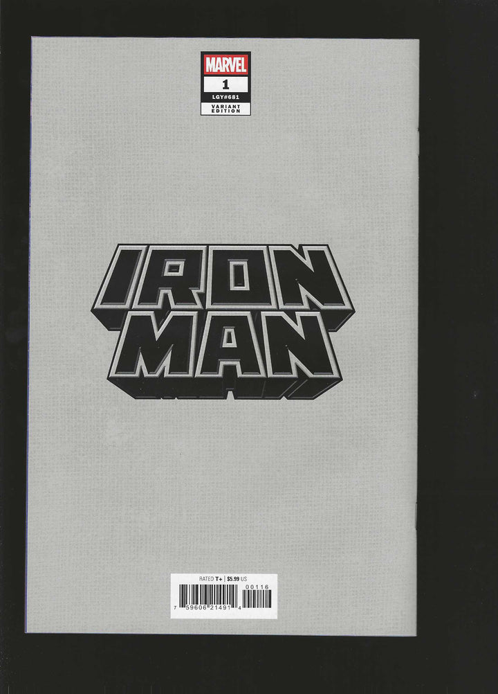 Iron Man #1 1:100 Pablo Villalobos Full Art Virgin Variant