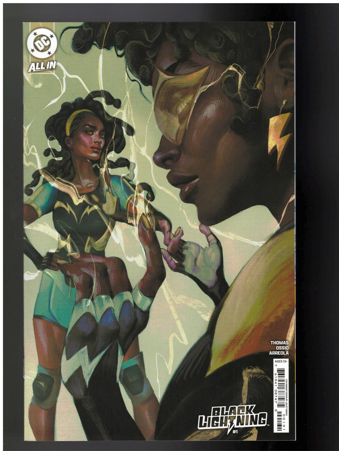 Black Lightning (2025) #1 Cover D (1:25) Juliet Nneka Card Stock Variant