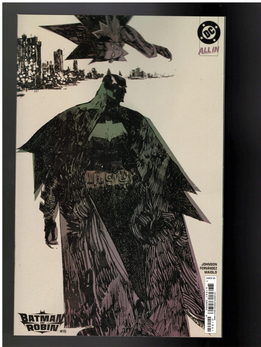 Batman And Robin (2023) #15 Cover F (1:25) Ashley Wood Card Stock Variant