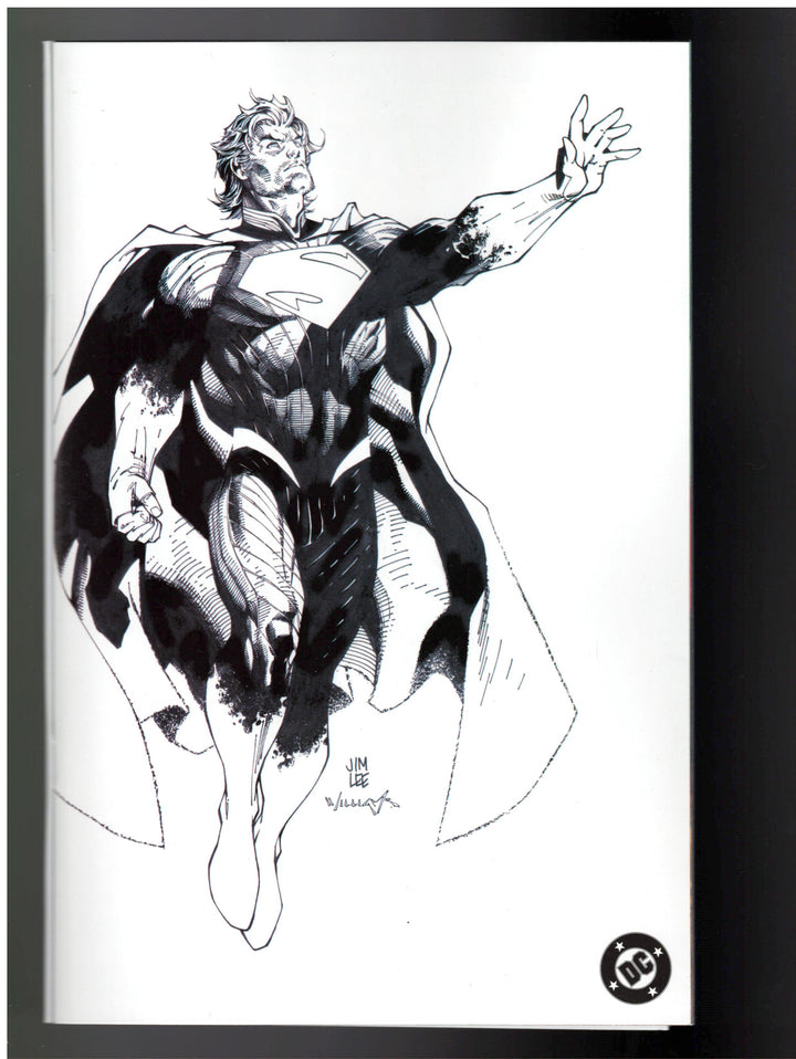 Absolute Superman #1 Cover H (1:100) Jim Lee Black & White Card Stock Variant