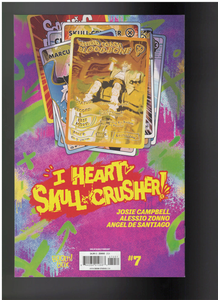 I Heart Skull-Crusher #7 Cover E Zonno TCG Virgin Unlockable - One Per Store