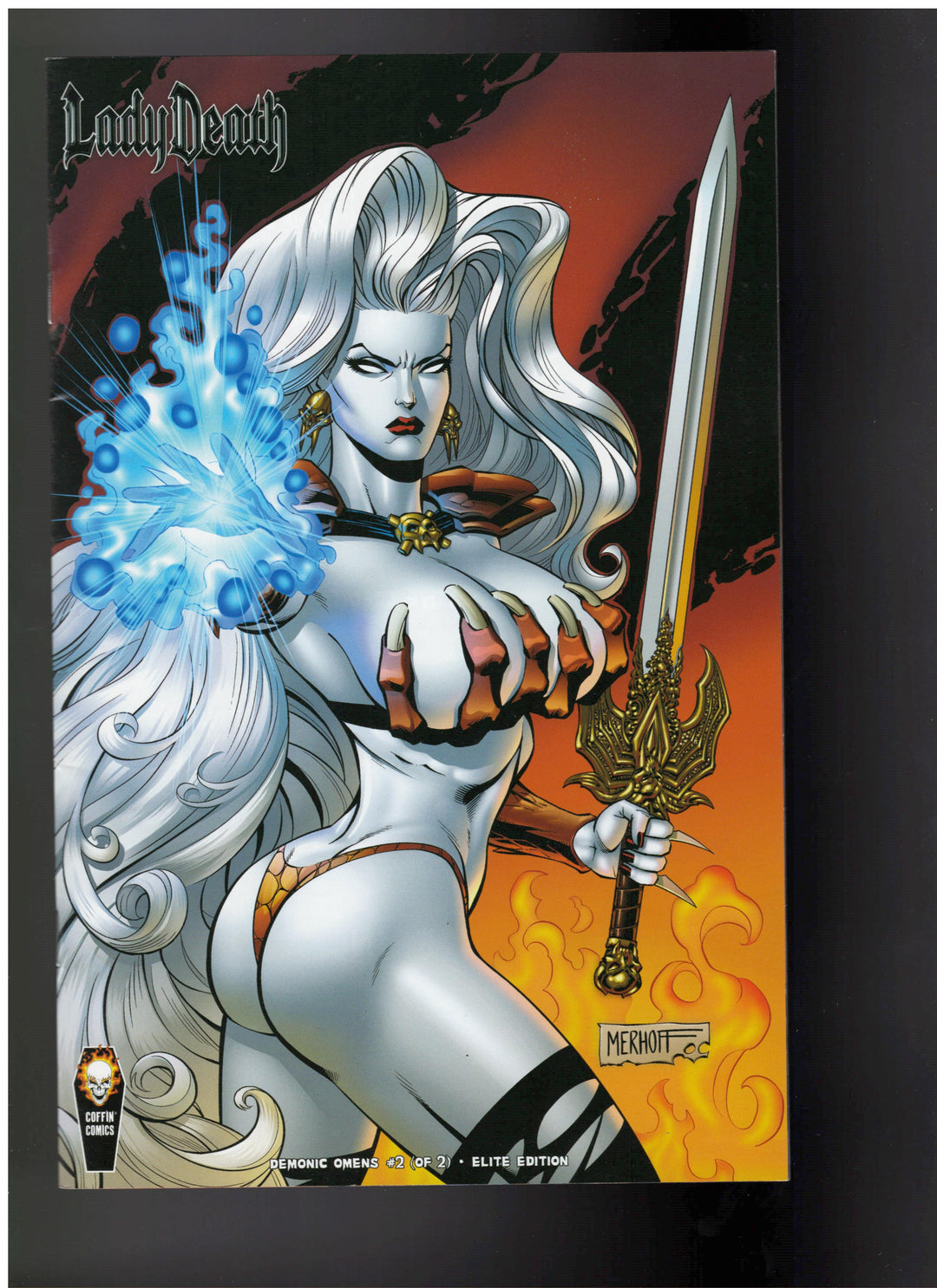 Lady Death Demonic Omens #2 (Of 2) Cover E (1:10) Mike Krome Elite Variant