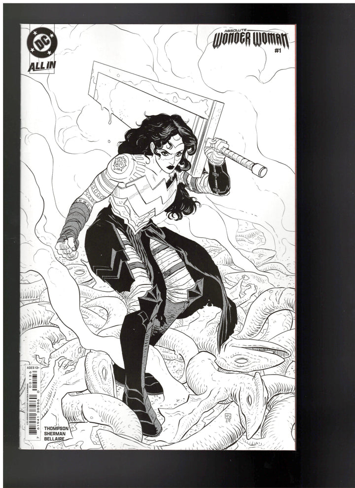 Absolute Wonder Woman #1 Variant (2nd Print) Cover D (1:25) Hayden Sherman Inks Card Stock