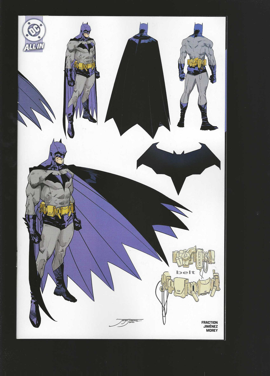 Batman (2025) #1 Cover O (1:5) Jorge Jimenez Design Card Stock Variant