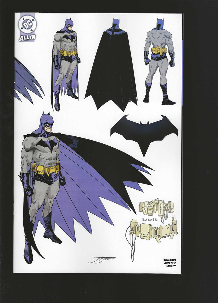 Batman (2025) #1 Cover O (1:5) Jorge Jimenez Design Card Stock Variant