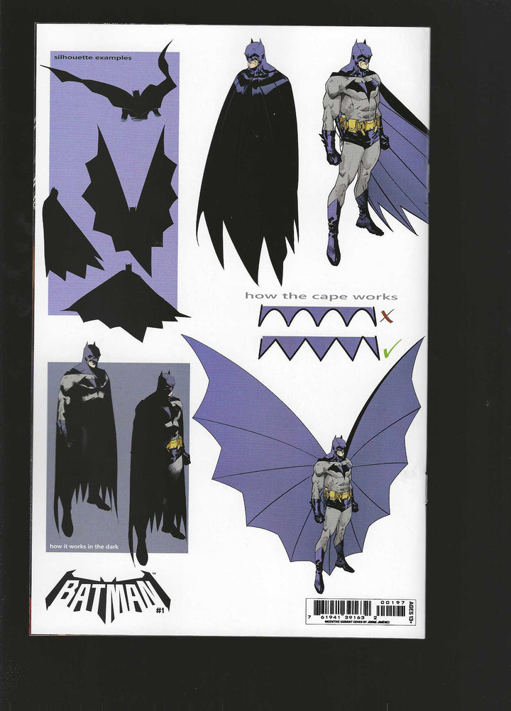 Batman (2025) #1 Cover O (1:5) Jorge Jimenez Design Card Stock Variant