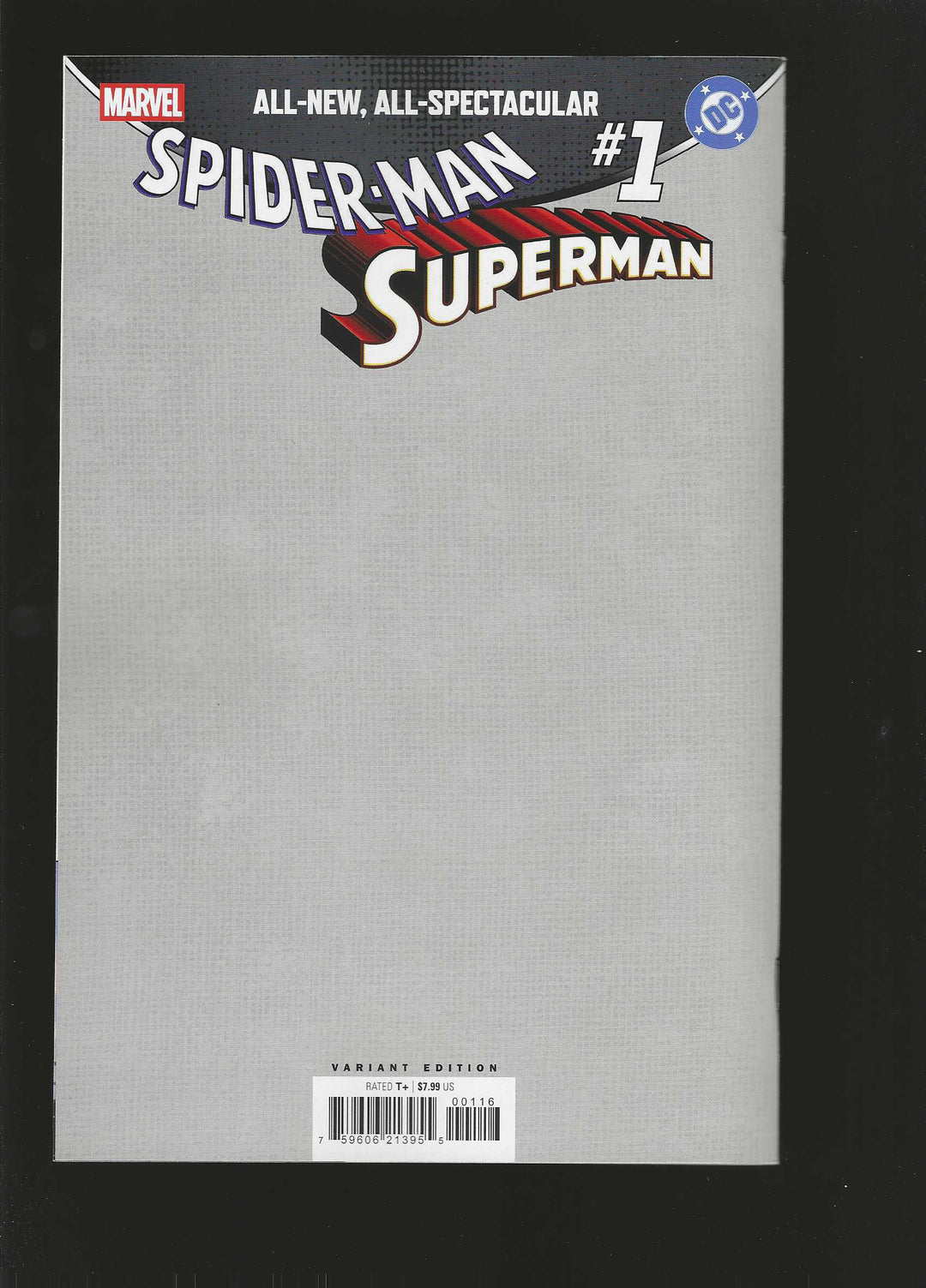Marvel/DC: Spider-Man/Superman #1 Variant (1:100) Ivan Talavera Full Art Virgin Edition
