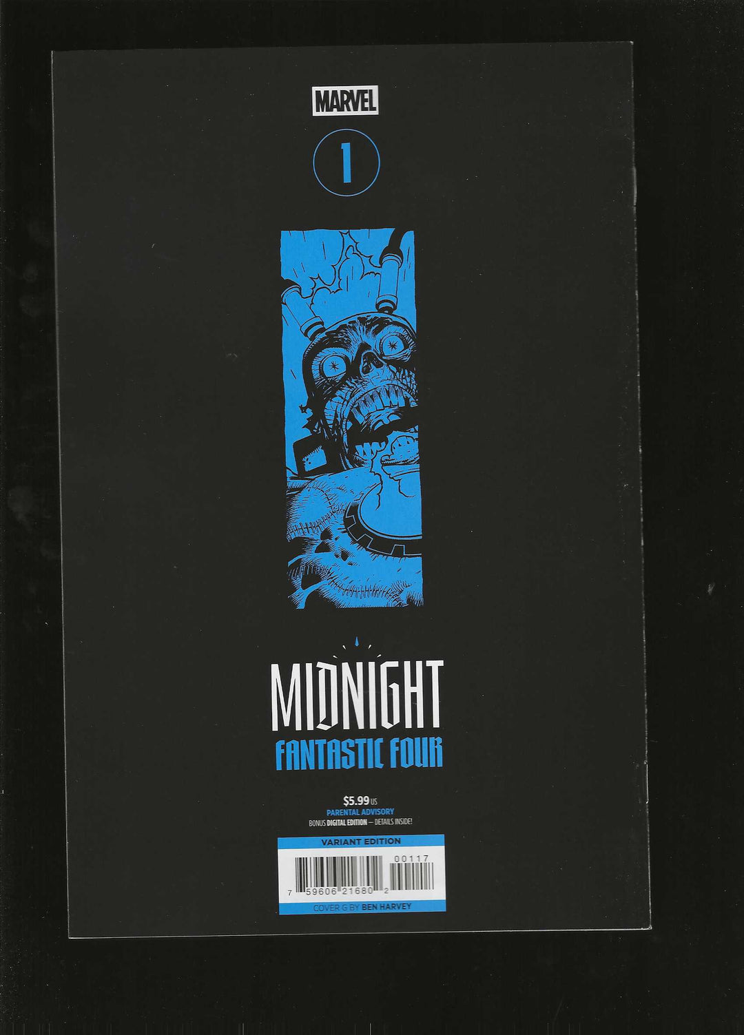 Midnight Fantastic Four #1 Cover G (1:50) Ben Harvey Midnight Special Virgin Variant