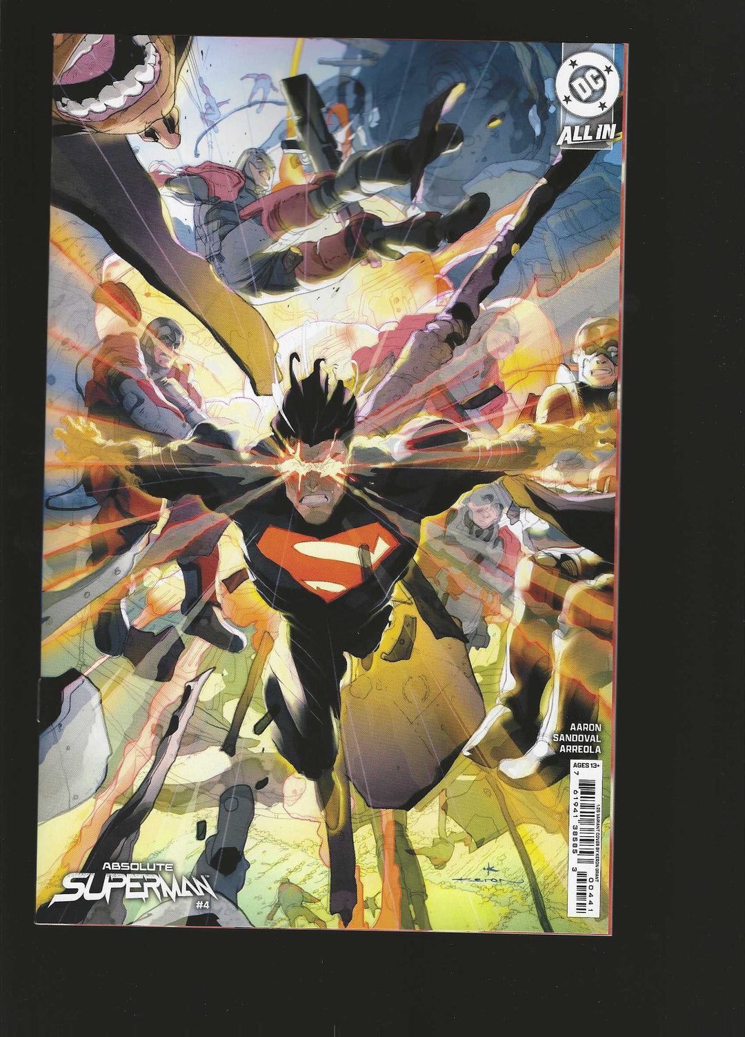 Absolute Superman #4 Cover D (1:25) Keron Grant Card Stock Variant