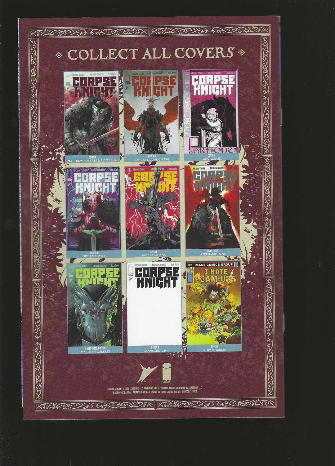 Corpse Knight #1 (Of 6) Cover D (1:25) Nimit Malavia Stained Glass Variant (Mature)