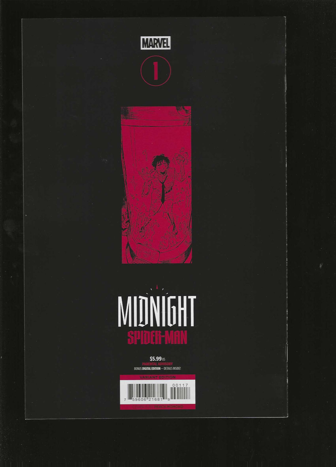 Midnight Spider-Man #1 Cover G (1:50) Peach Momoko Midnight Special Virgin Variant