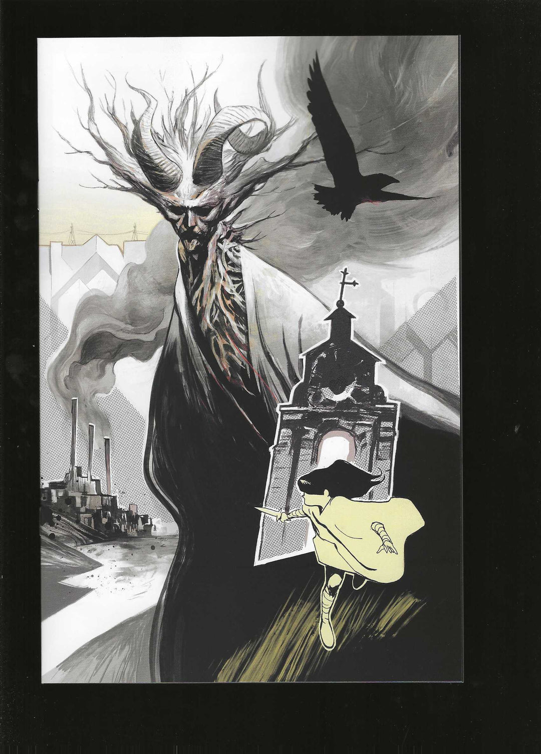 Crowbound #2 Cover D (1:50) Mike Huddleston Full Art Virgin Variant (Mature)