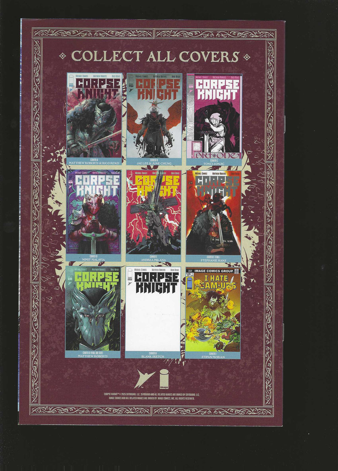 Corpse Knight #1 (Of 6) Cover E (1:50) Andrea Milana Variant (Mature)