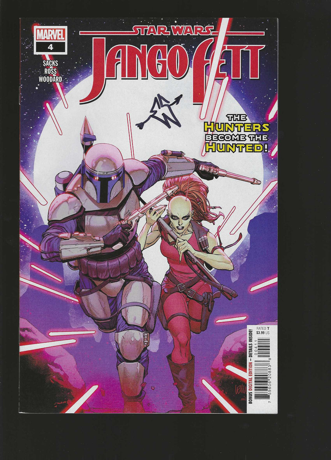 Star Wars: Jango Fett #4 SIGNED by Series Writer Ethan Sacks