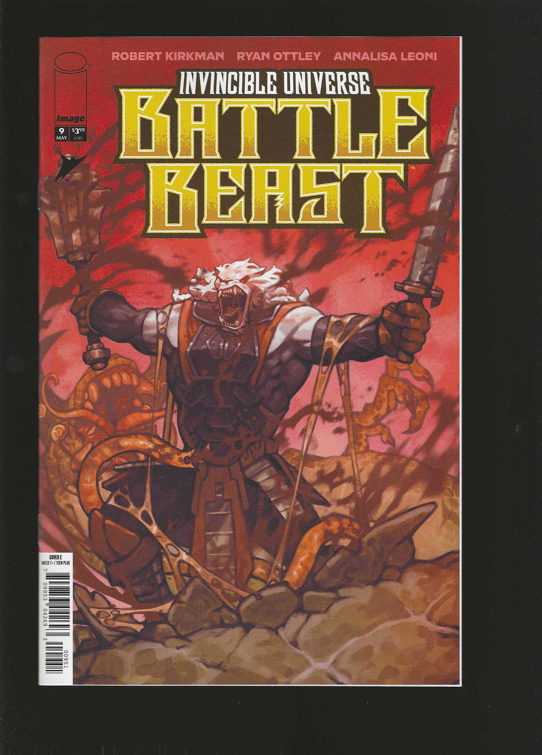 Invincible Universe Battle Beast #9 Cover E (1:50) Crom Variant