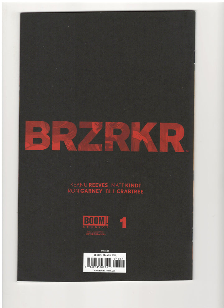 BRZRKR (Berzerker) #1 Cover H (1:25) Grampa Variant Edition (Mature)