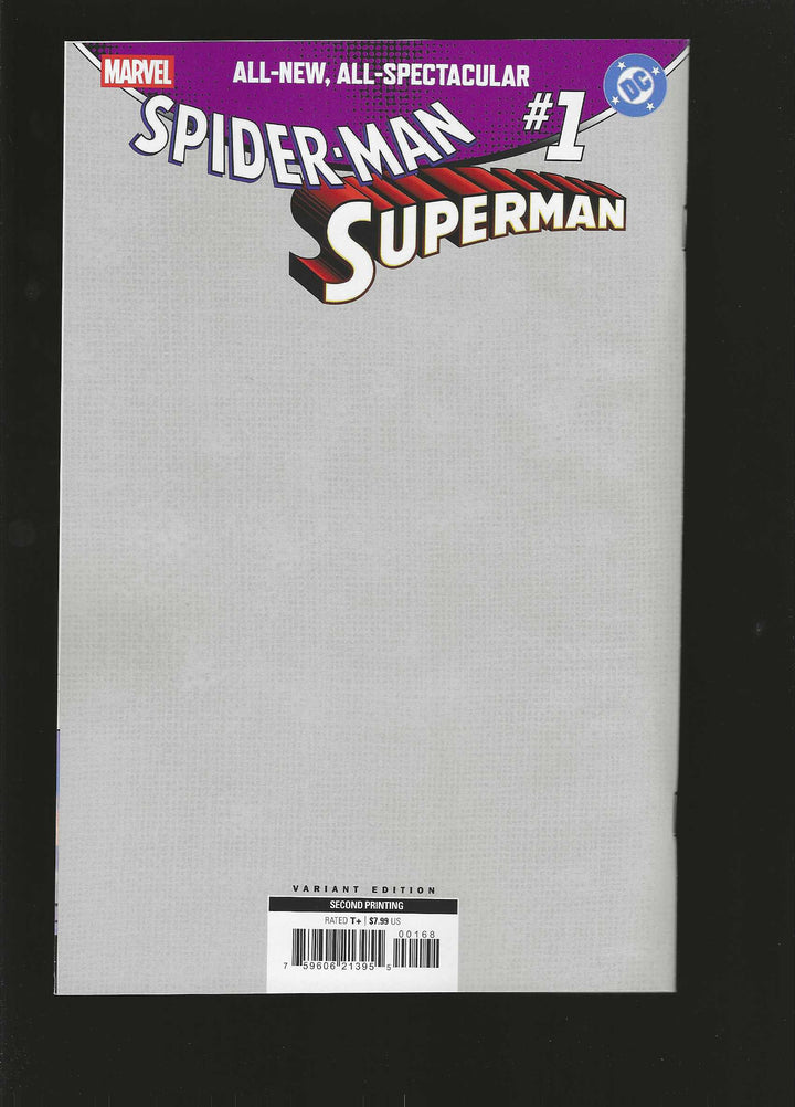 Marvel/DC: Spider-Man/Superman #1 Variant (2nd Printing) Peach Momoko Virgin (1:25) Edition