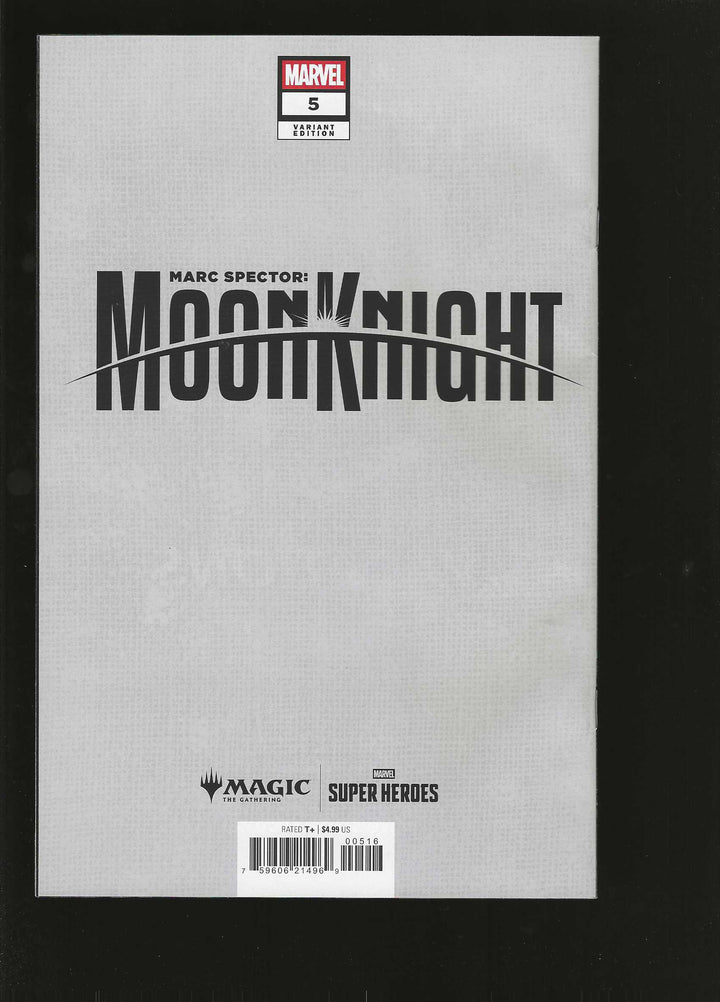 Marc Spector Moon Knight (2026) #5 Variant (1:50) Classified Artist Magic The Gathering Full Art Virgin Edition