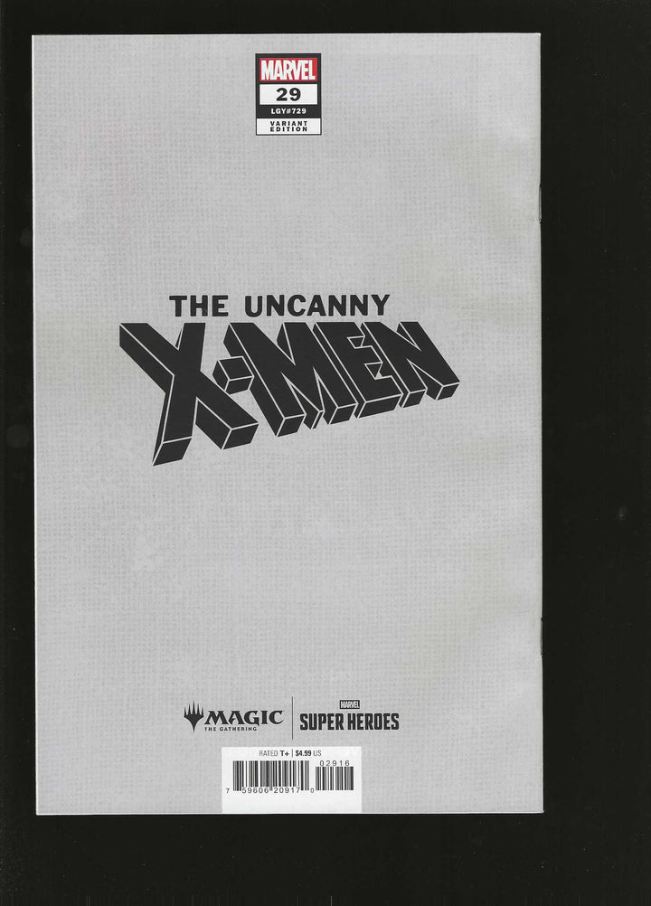 Uncanny X-Men (2024) #29 Variant (1:50) Classified Artist Magic The Gathering Full Art Virgin Edition