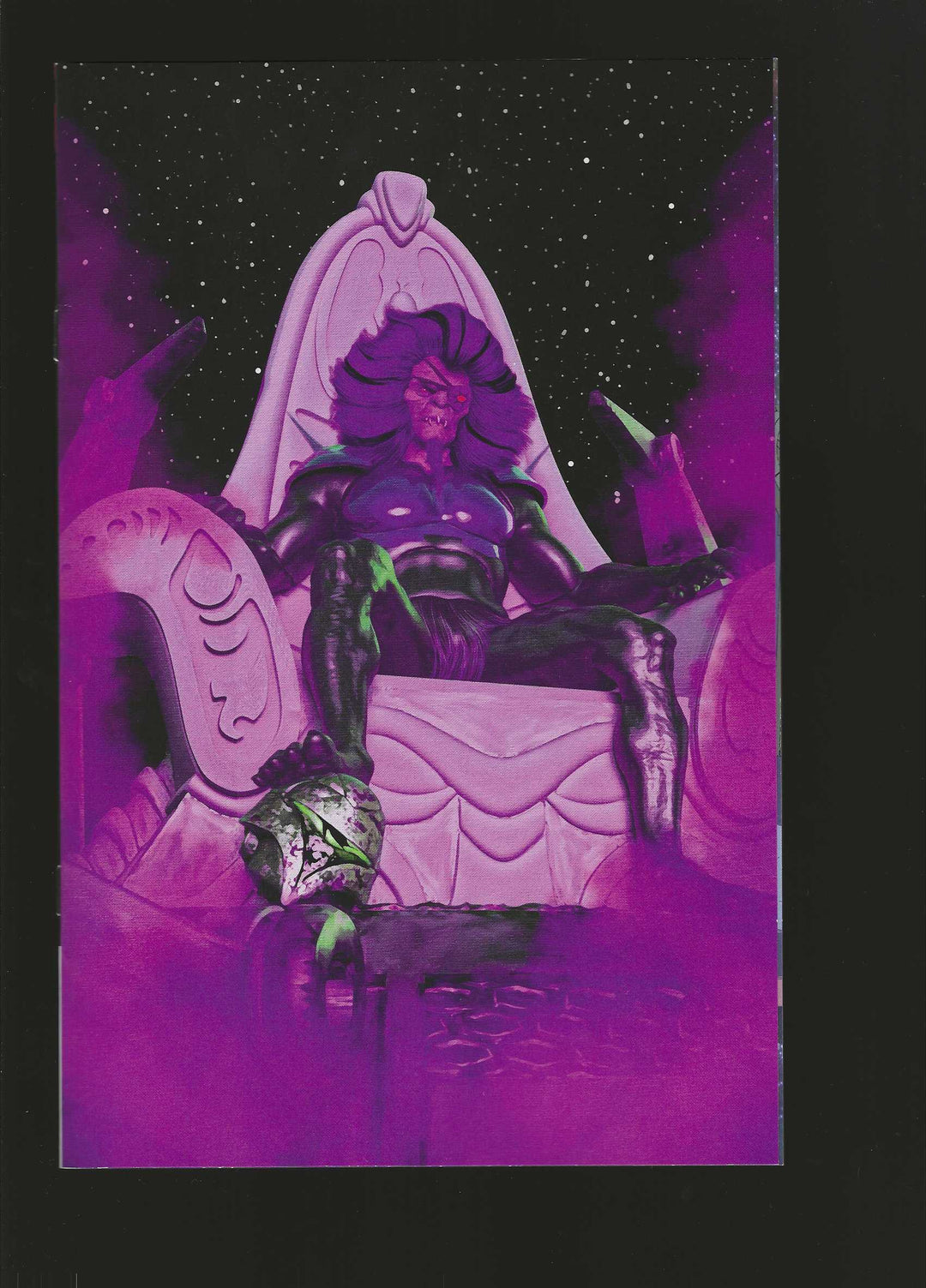 Silverhawks #2 Cover ZD (1:15) FOC Spears Purple Virgin Variant Edition