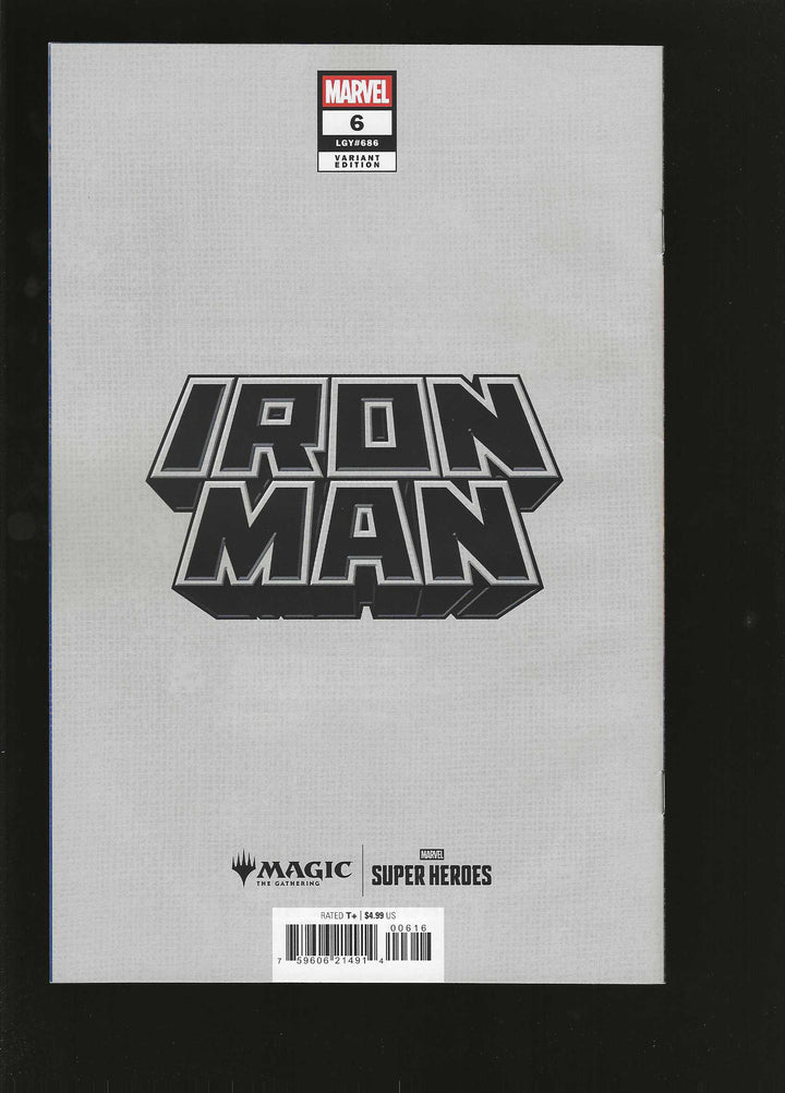 Iron Man (2026) #6 Variant (1:50) Classified Artist Magic The Gathering Full Art Virgin Edition