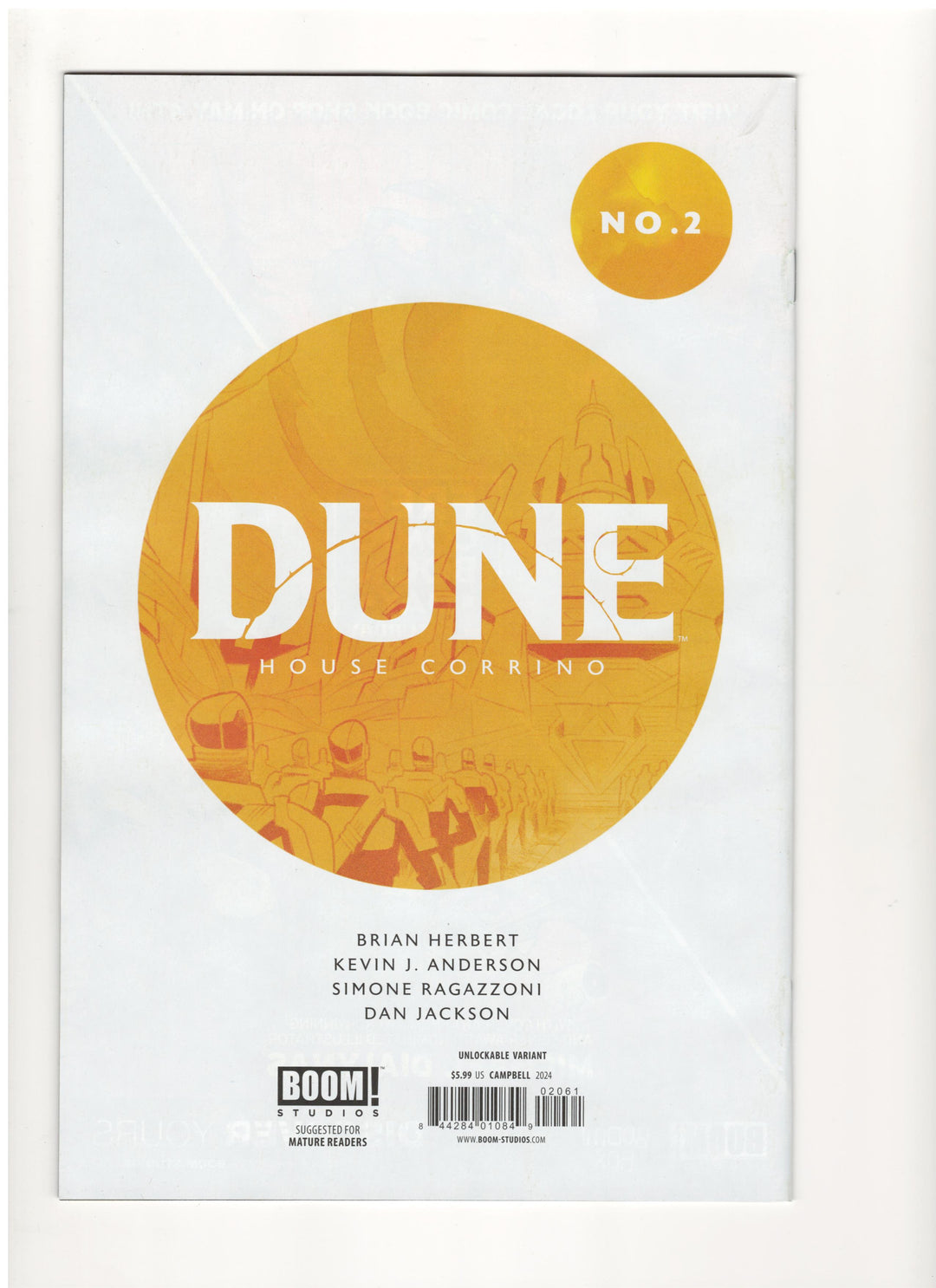 Dune House Corrino #2 (Of 8) Cover F Campbell Virgin Unlockable - One Per Store