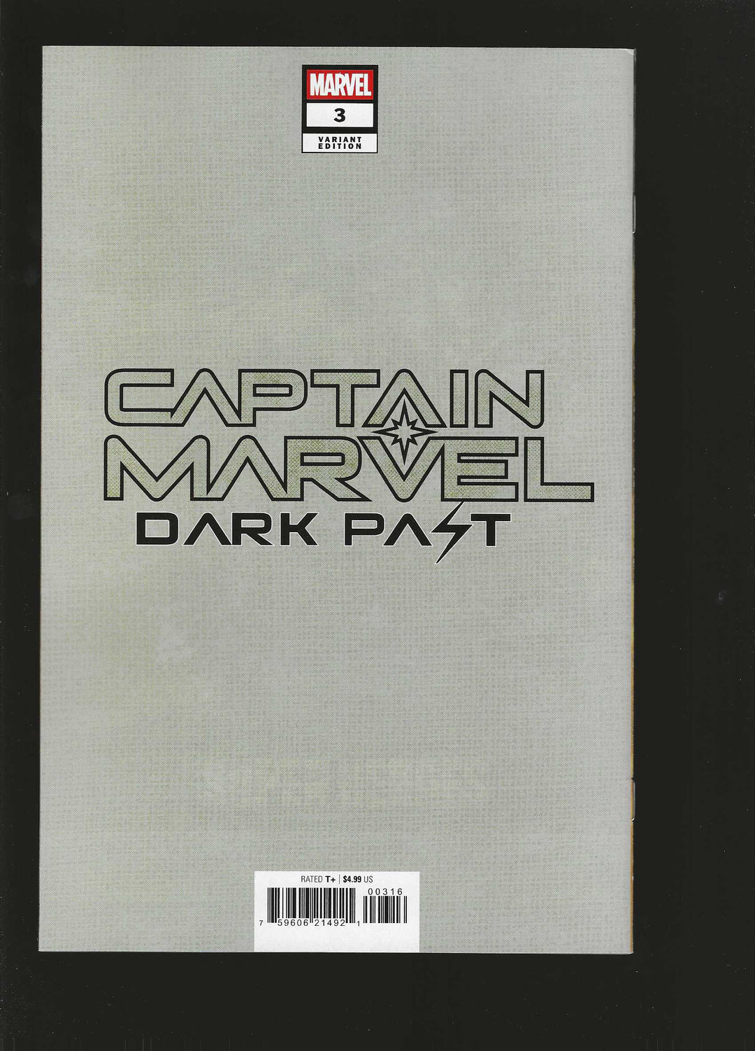 Captain Marvel Dark Past #3 Variant (1:50) Tran Nguyen Full Art Virgin Edition