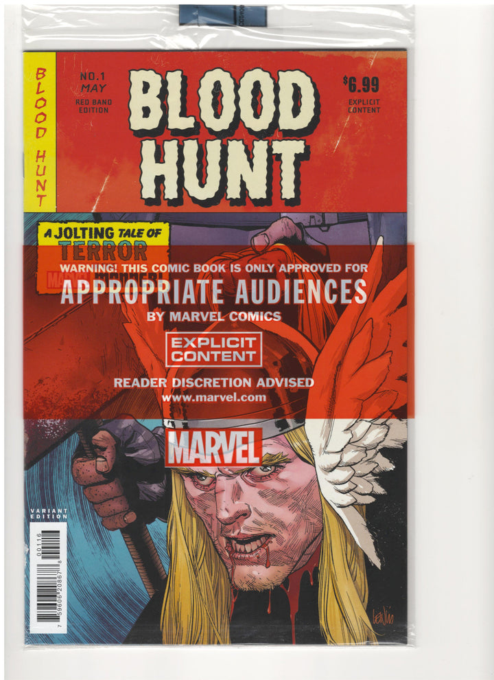 Blood Hunt#1 Red Band Edition (1:25) Leinil Yu Bloody Homage Variant [Blood Hunt]