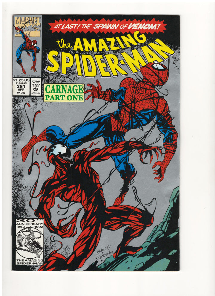 Amazing Spider-Man (1963 1st Series) #361 2nd Print - 1st App. of Carnage