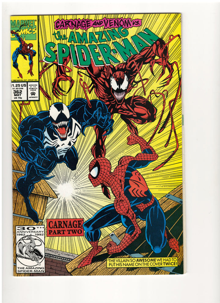Amazing Spider-Man (1963 1st Series) #362 - 2nd App. of Carnage