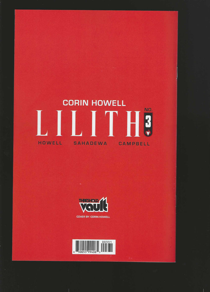 Lilith #3 (Of 5) Cover C (1:10) Corin Howell Full Art Virgin Variant (Mature)