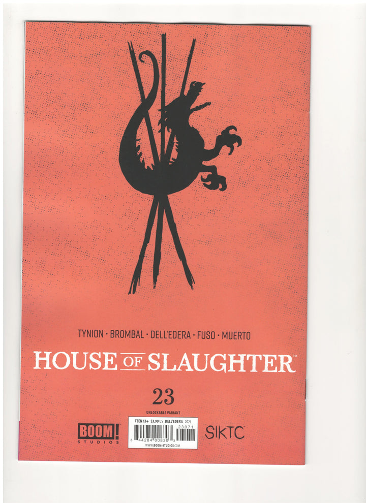House Of Slaughter #23 Cover G Dell Edera Virgin Unlockable - One Per Store