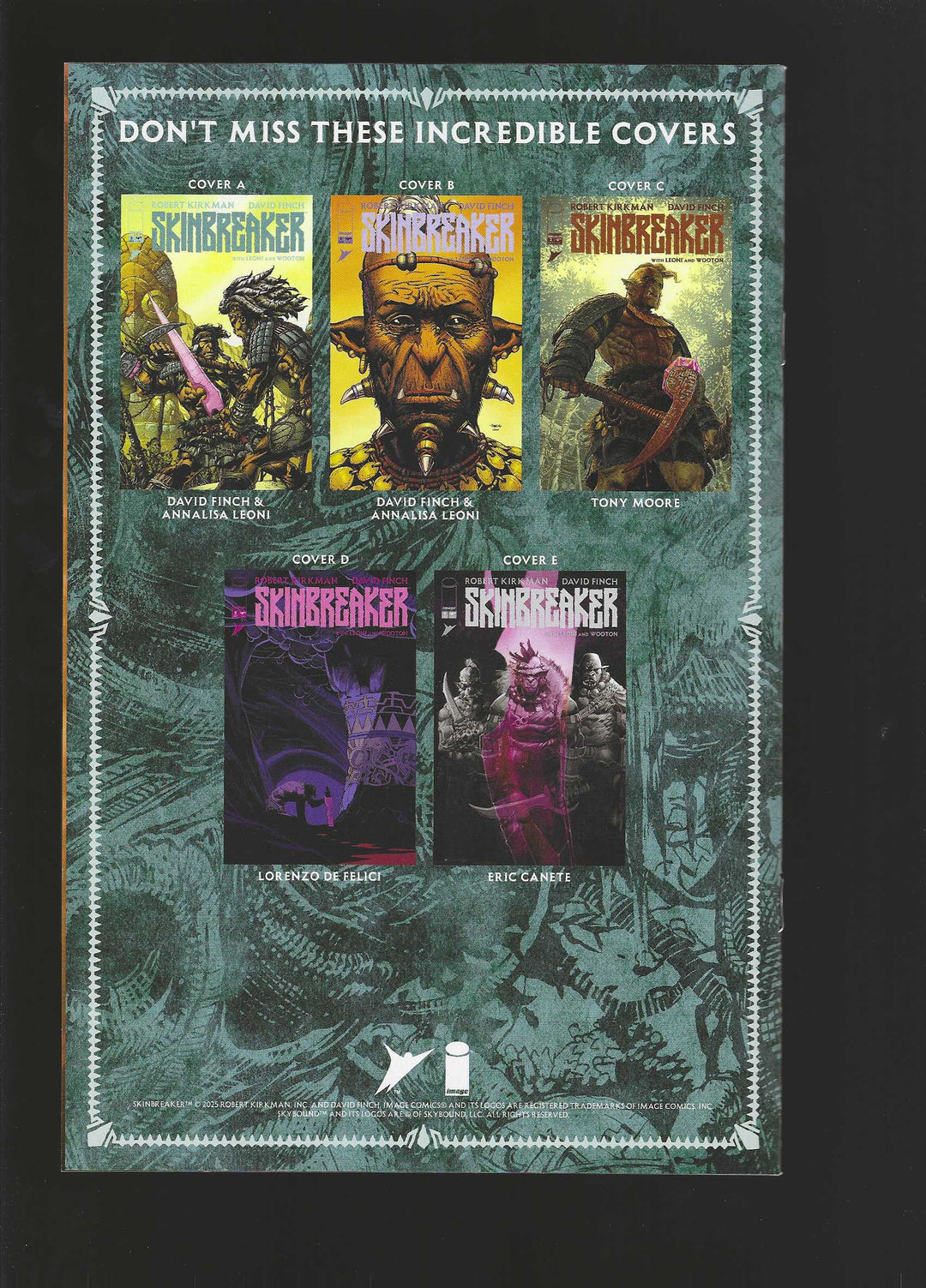 Skinbreaker #2 Cover E (1:50) Eric Canete Variant