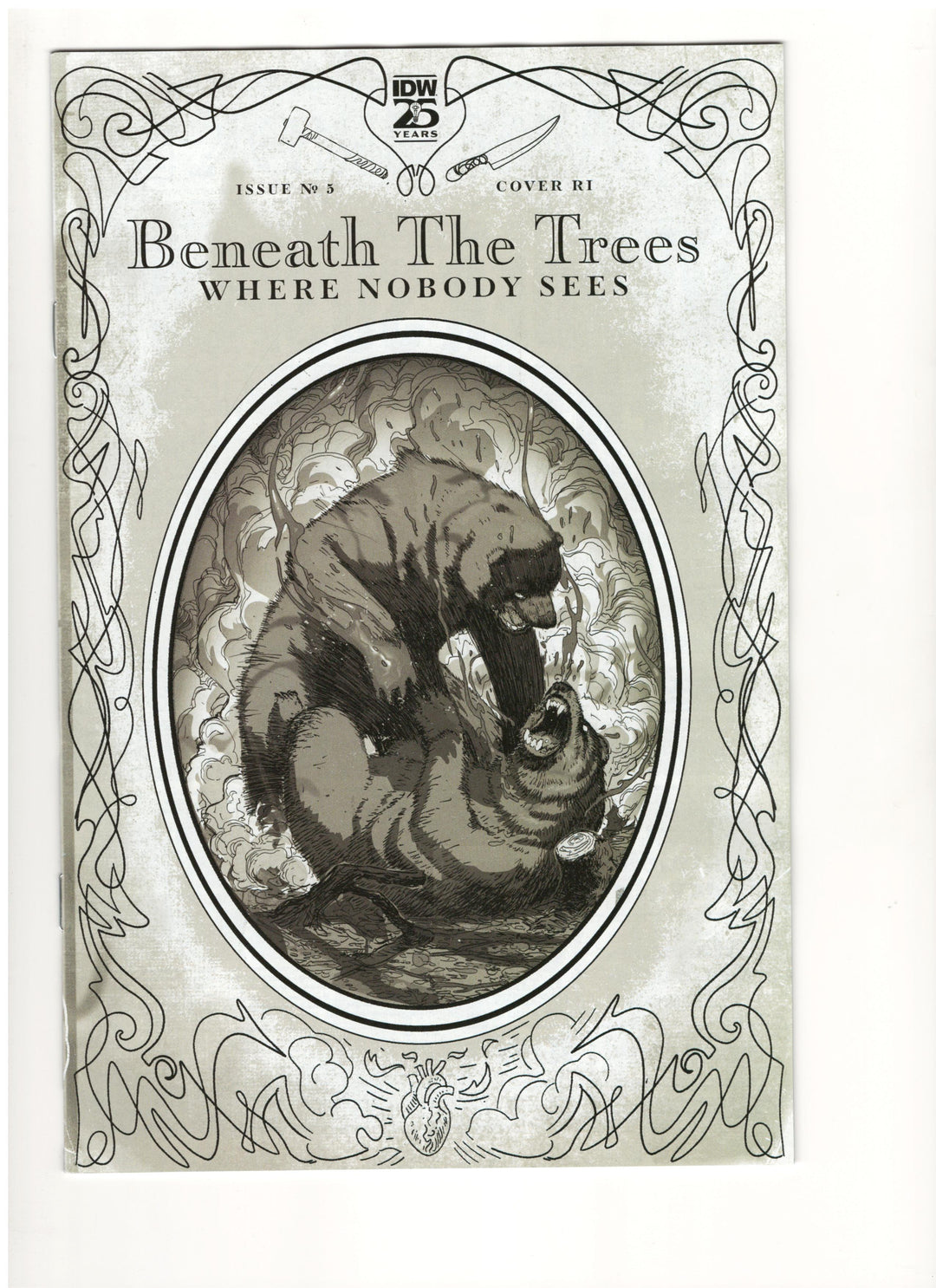 Beneath Trees Where Nobody Sees #5 Variant (1:25) Rossmo Black & White Variant